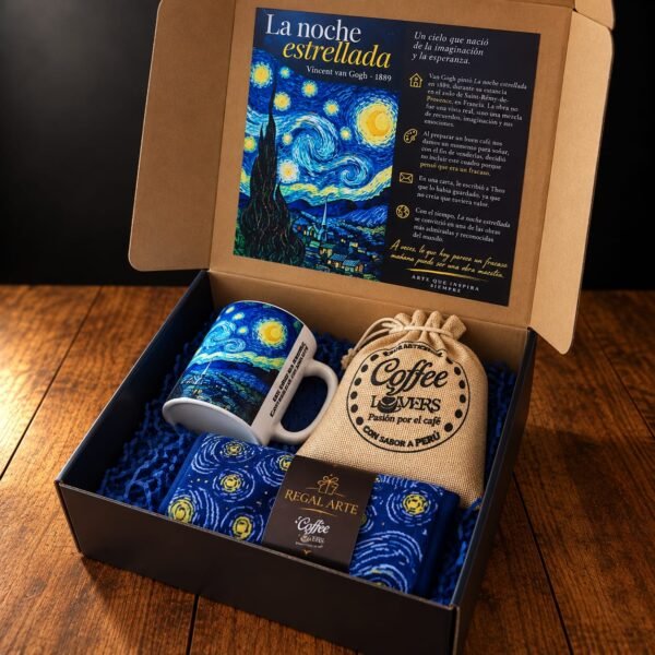 Gift Box Arte&Café "La Noche Estrellada" Vincent Van Gogt